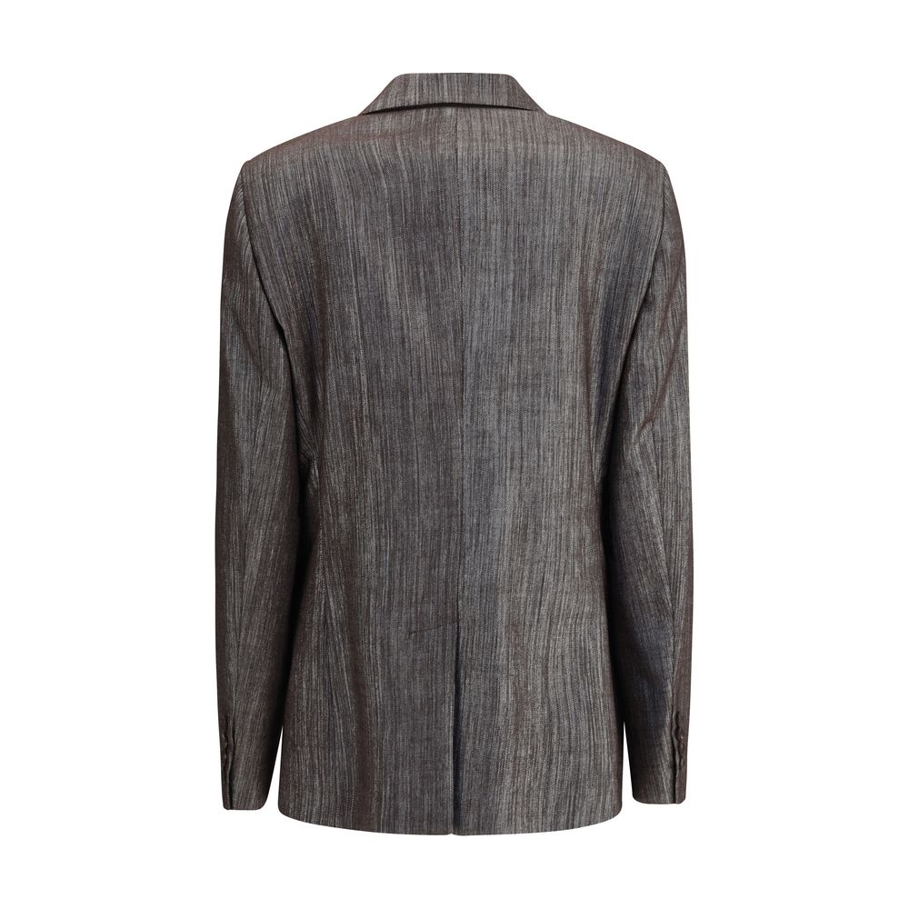 Blazer en tissu Lurex de Brunello Cucinelli