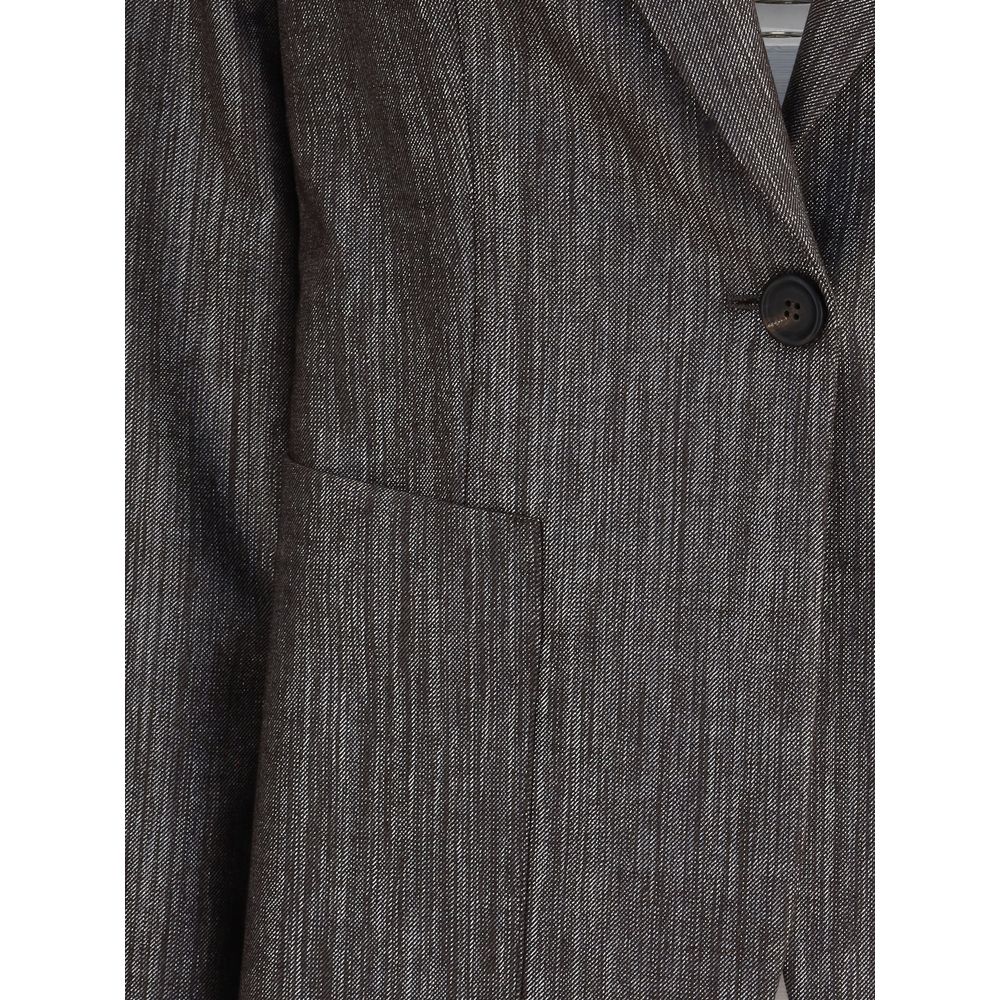 Blazer en tissu Lurex de Brunello Cucinelli