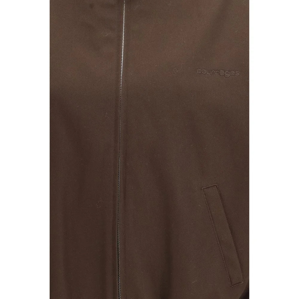 Courrèges Brown Polyester Bomber