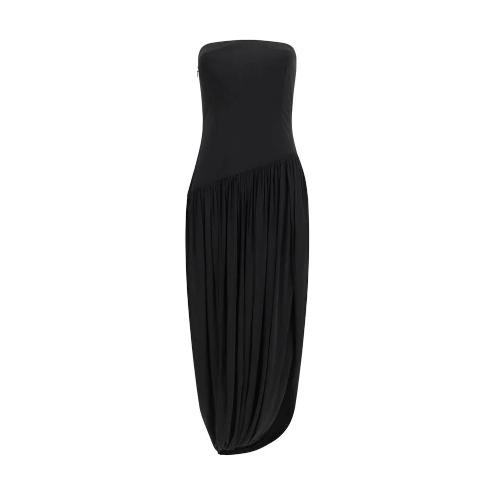 Ferragamo Black Viscose Cocktail Dress - IT40 | M