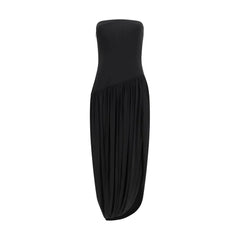 Ferragamo Black Viscose Cocktail Dress - IT40 | M