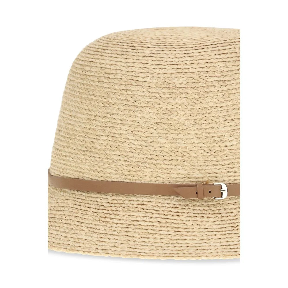 Helen Kaminski Beige Raffia Hat - UNI