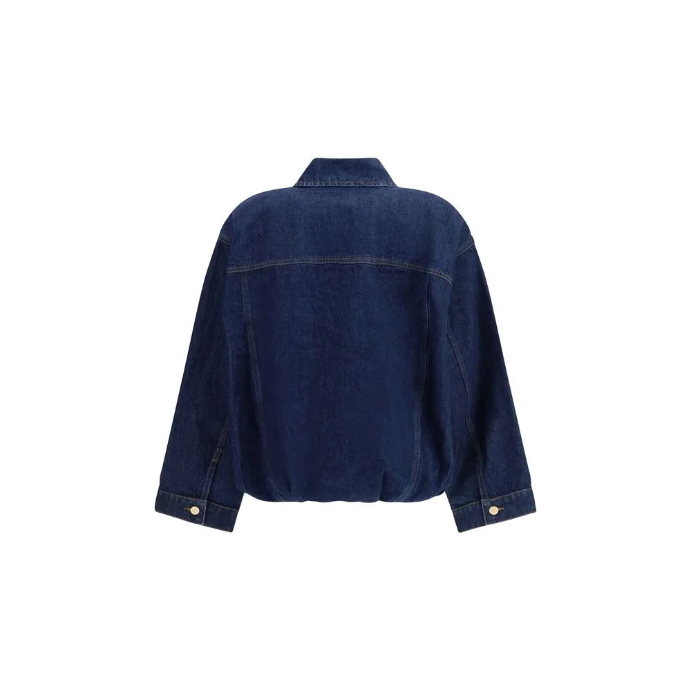 7FOR Blue Cotton Denim Jacket - XS
