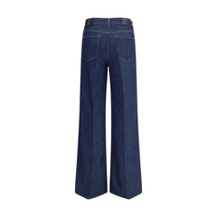 7FOR Blue Cotton Jeans Denim