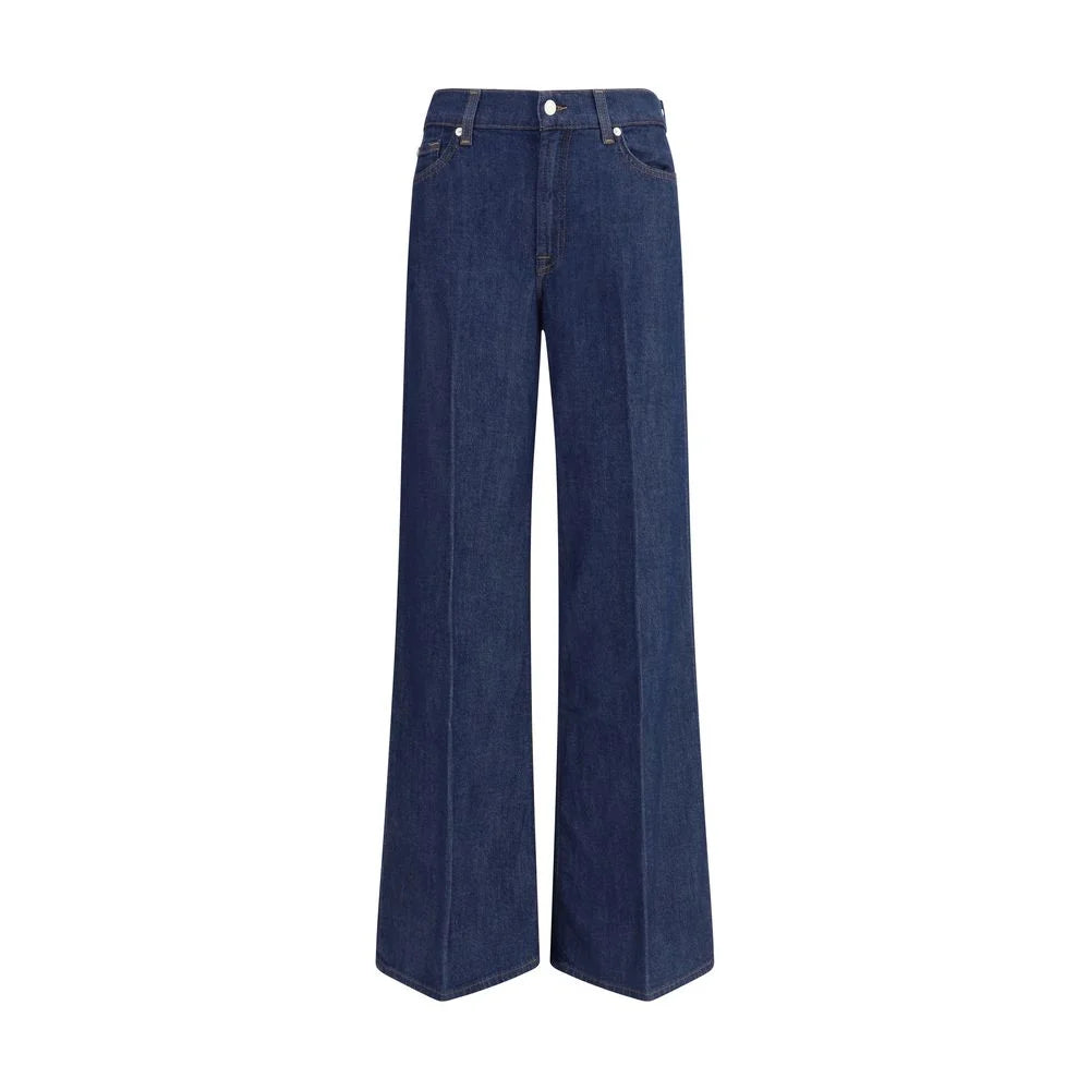 7FOR Blue Cotton Jeans Denim - Jeans