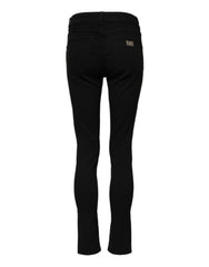 Jean skinny en coton noir Dolce &amp; Gabbana taille mi-haute