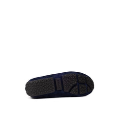 Bally Blue Leather Moccassin