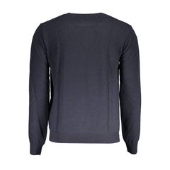 Pull en laine bleue La Martina