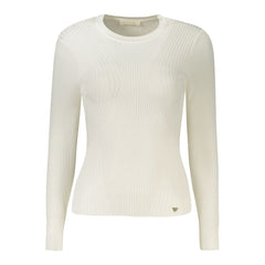 Pull en viscose blanc Guess Jeans