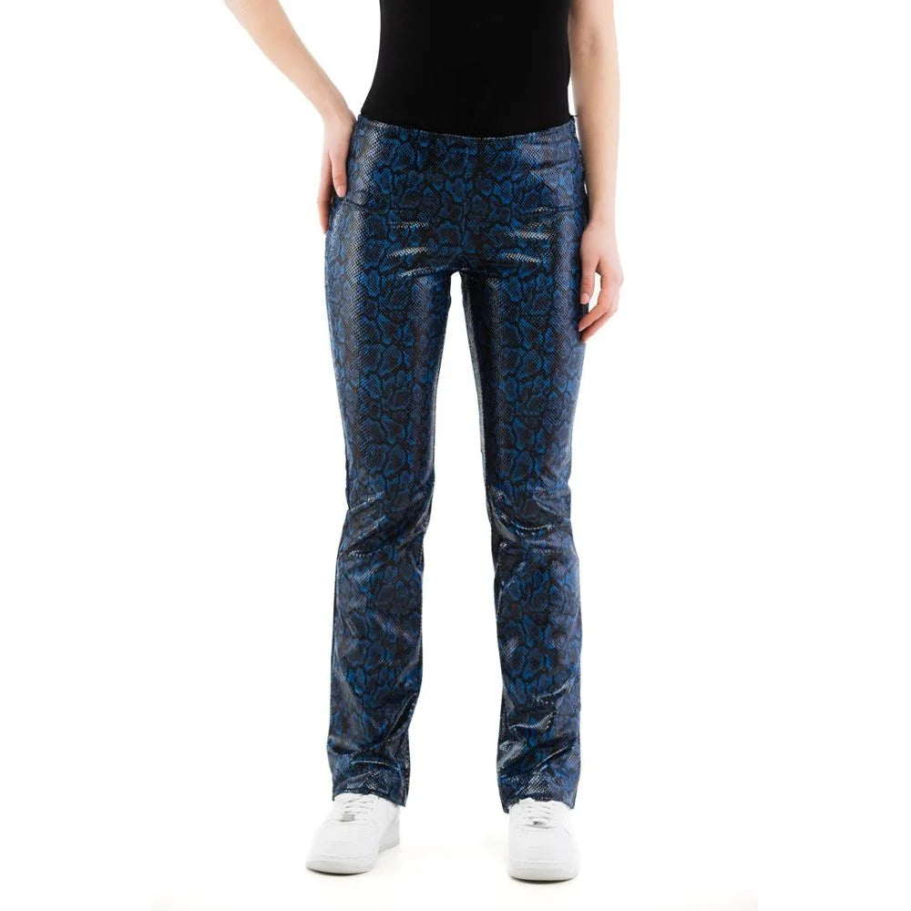 Moschino Multicolor Polyester Casual Pants - IT40