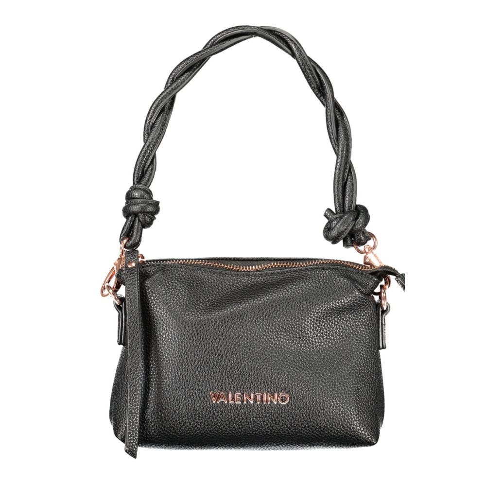Mario Valentino Schwarze Polyethylen-Damenhandtasche