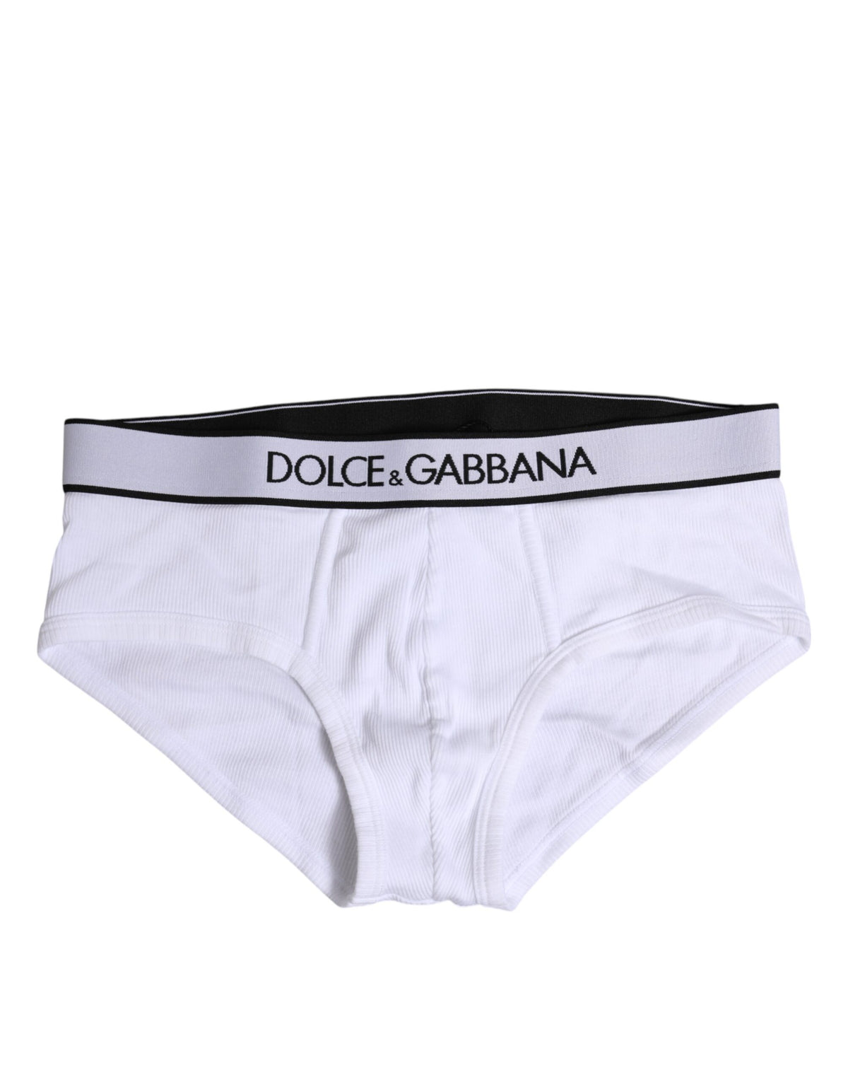 Dolce &amp; Gabbana Weiße Baumwoll-Stretch-Slips
