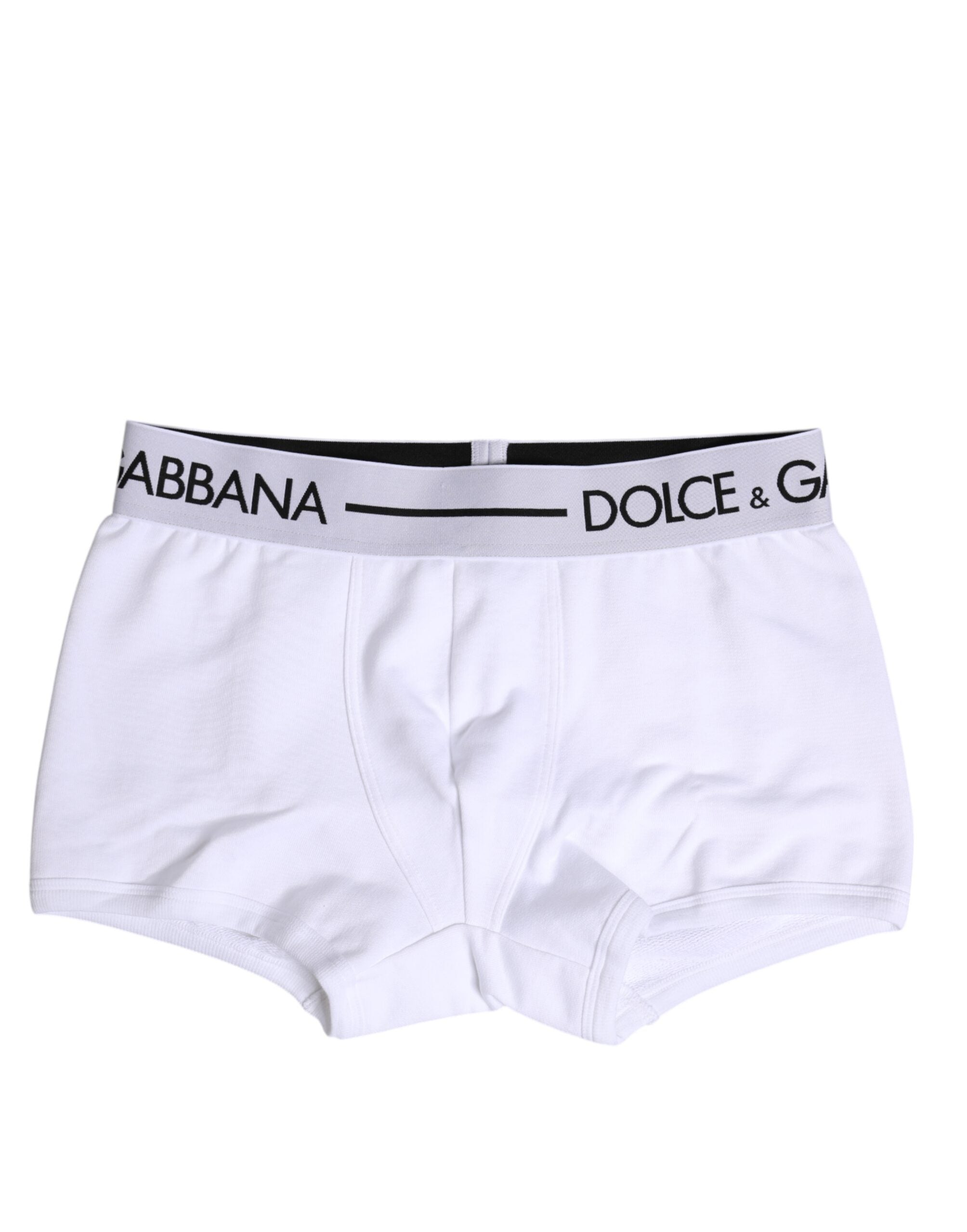 Dolce &amp; Gabbana Weiße Baumwoll-Stretch-Boxershorts (Regular)