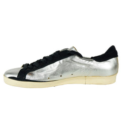 Baskets Golden Goose en cuir de veau gris