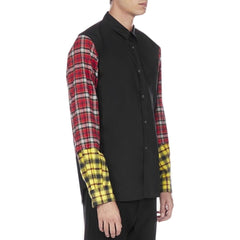 Comme Des Garçons Checked Sleeve Shirt