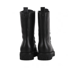 Valentino Garavani Combat Leather Boots
