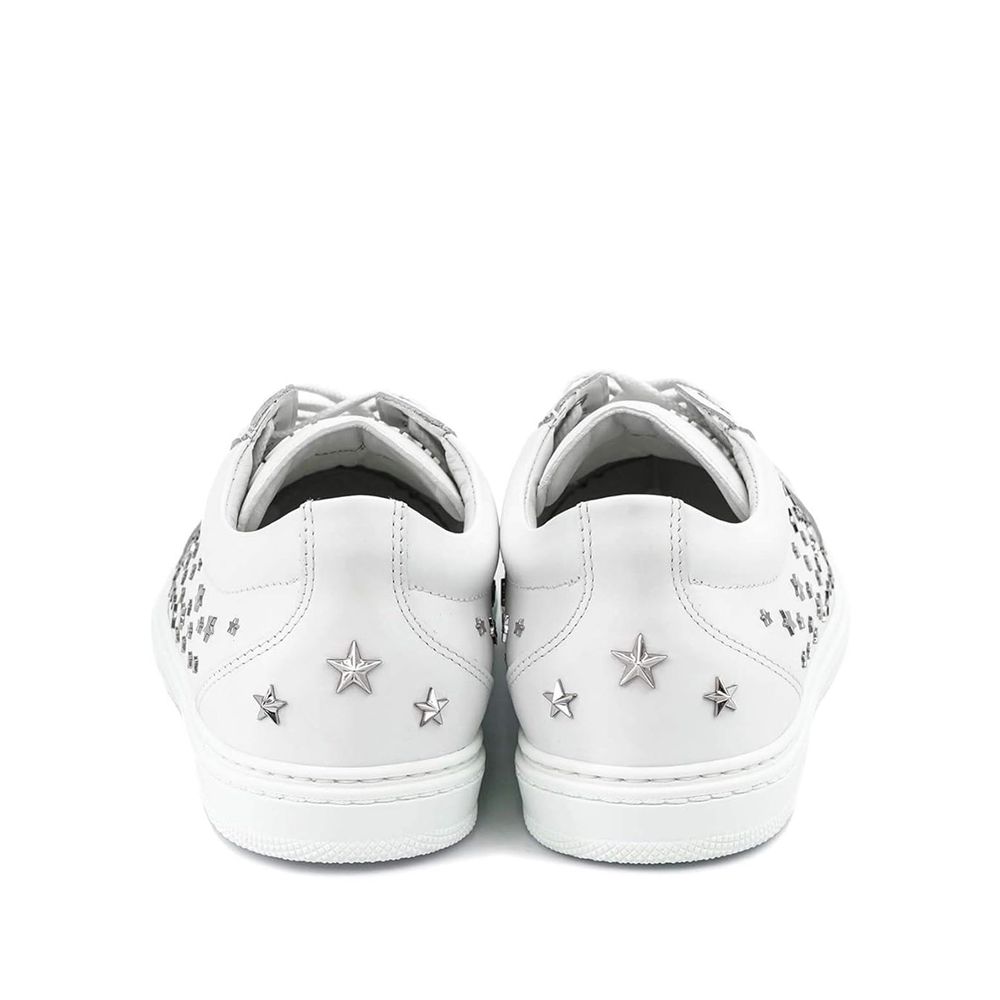 Jimmy Choo Cash Star Leder-Sneaker