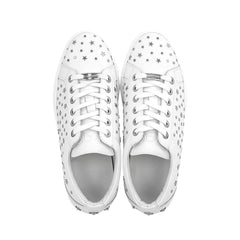 Jimmy Choo Cash Star Leder-Sneaker