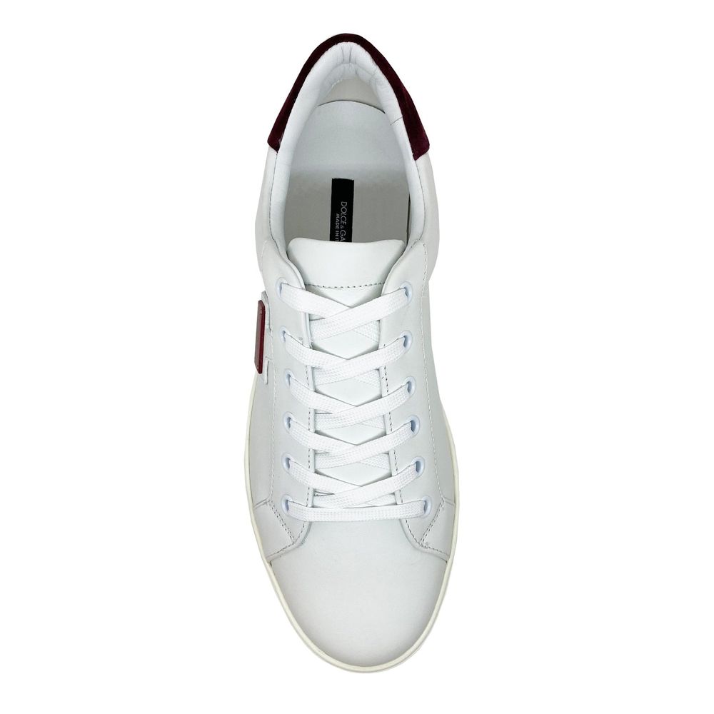 Dolce &amp; Gabbana Logo-Sneaker aus Leder
