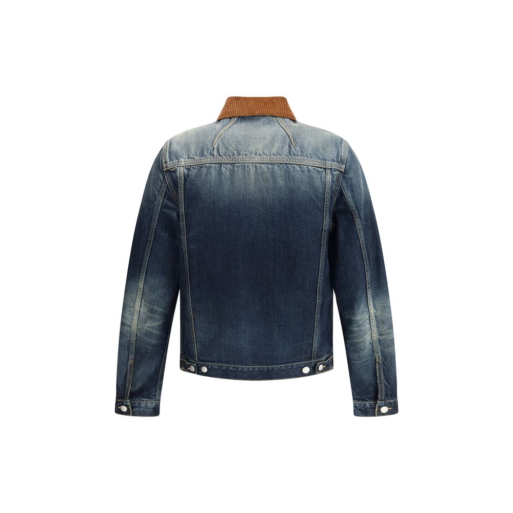 Veste en jean Alexander McQueen