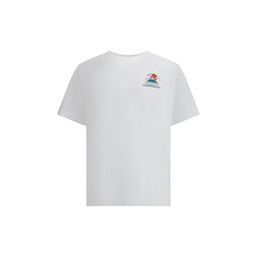 Casablanca Montagne OndulÉe Tshirt sérigraphié