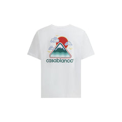 Casablanca Montagne OndulÉe Tshirt sérigraphié