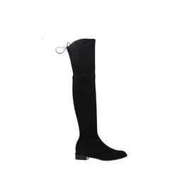 Stuart Weitzman Black Leather Over The Knee