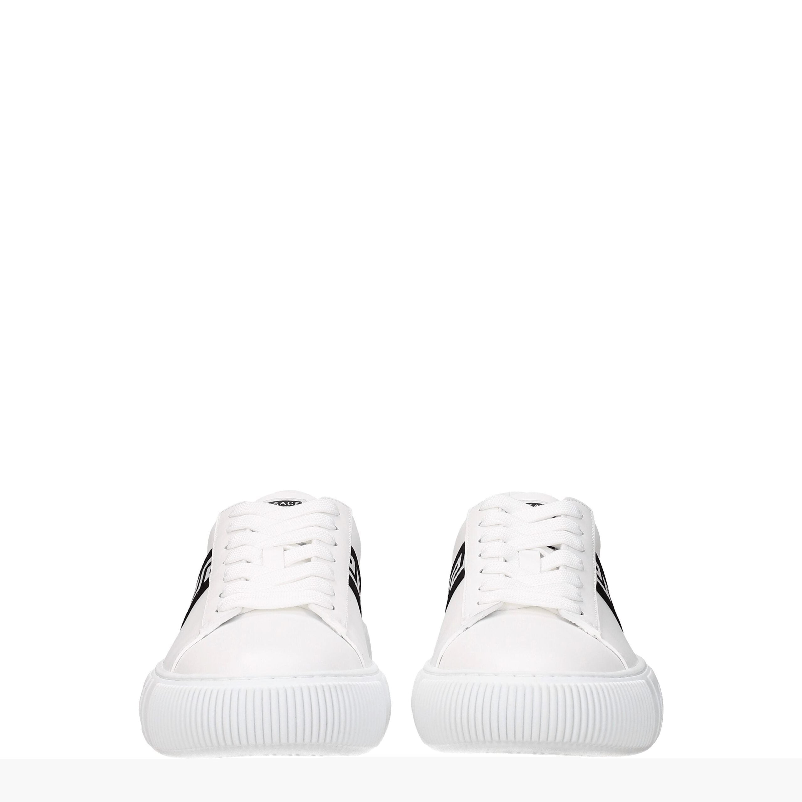 Baskets Versace en cuir blanc