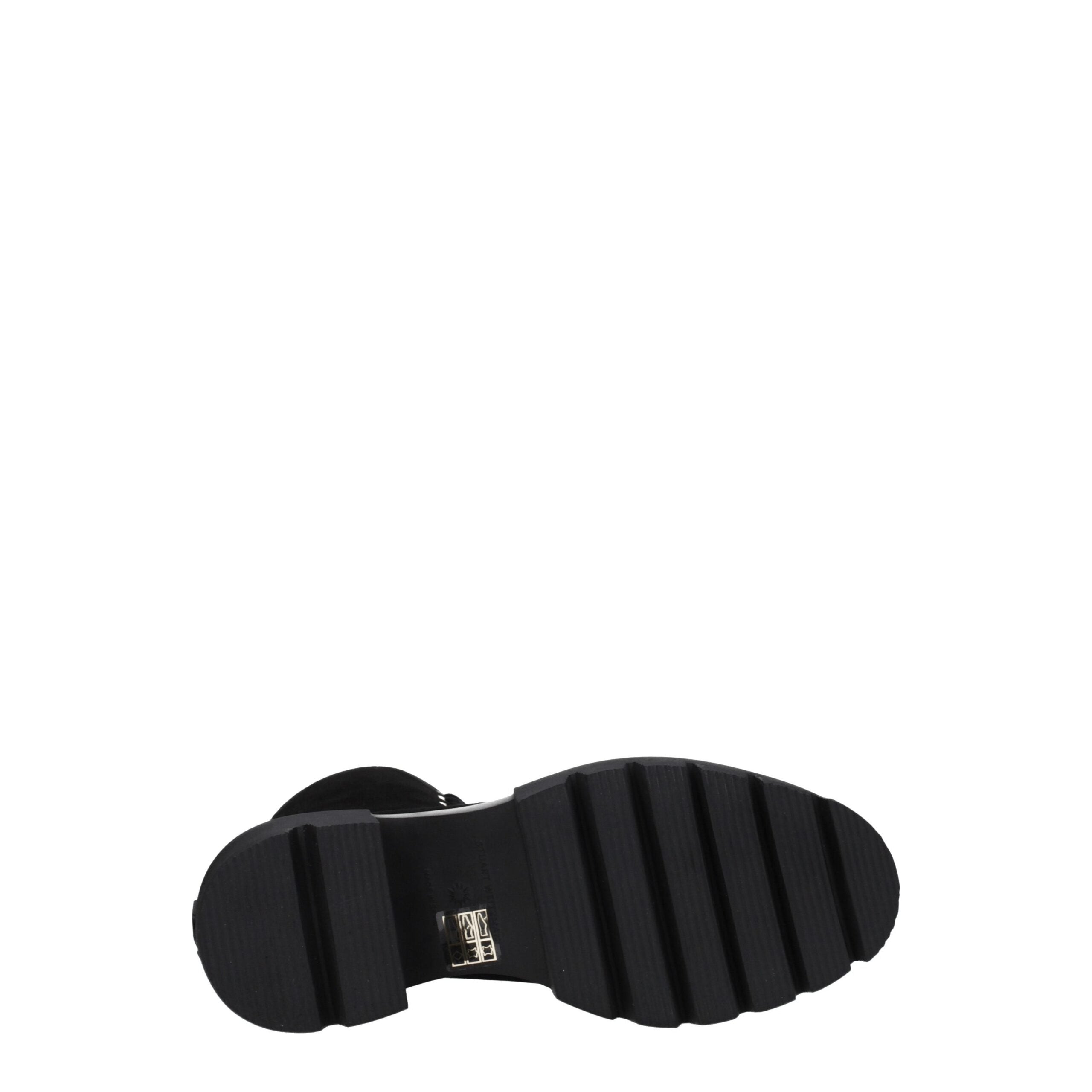 Bottines Stuart Weitzman en cuir noir