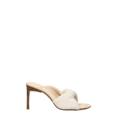 Jacquemus Beige Fabric Stiletto Heels Sandals