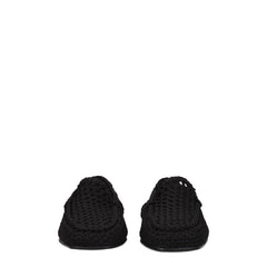 Dolce & Gabbana Zwarte Stoffen Instapper