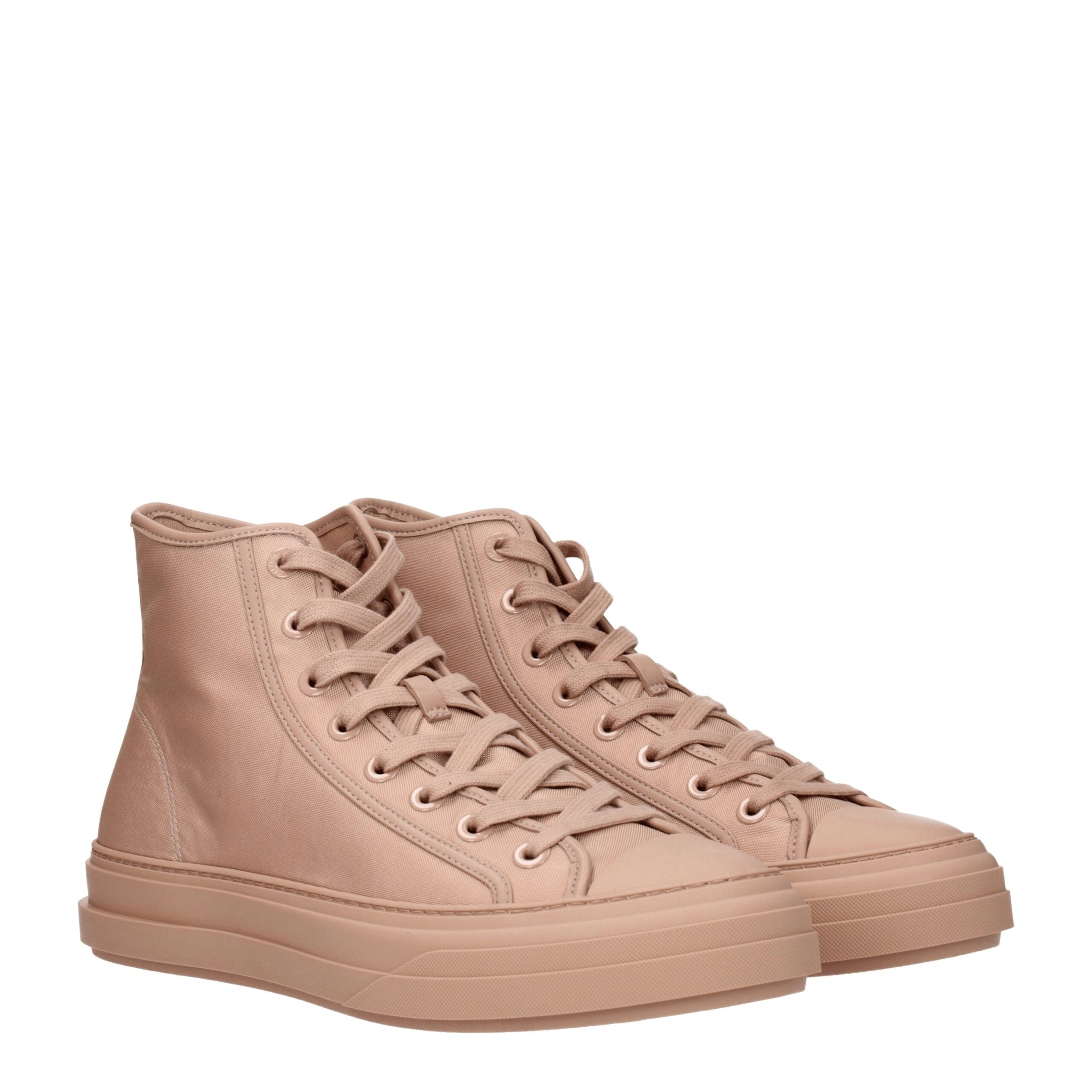 Valentino Garavani Pink Fabric High Tops
