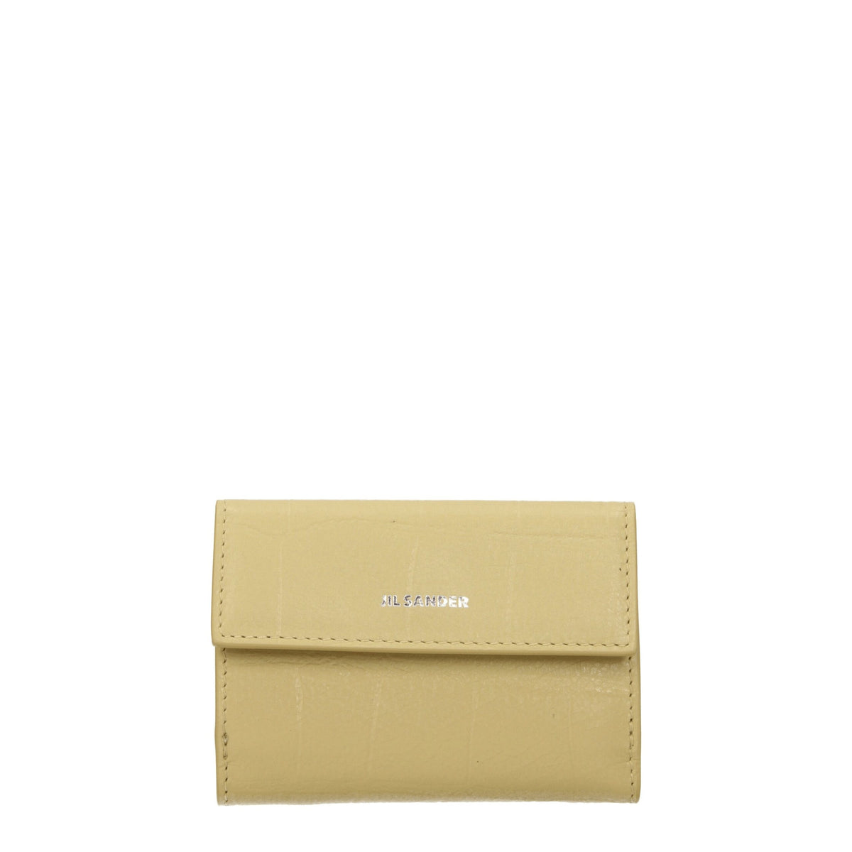 Jil Sander Yellow Leather Wallets