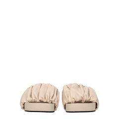Jil Sander Pink Leather Slippers Sandals