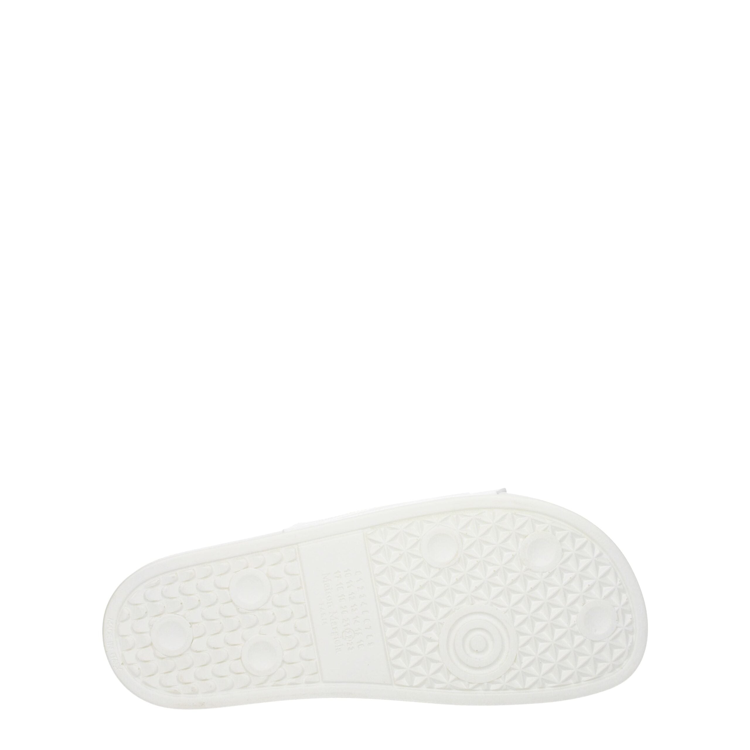 Maison Margiela White Cotton Slippers Sandals
