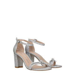 Stuart Weitzman Gray Fabric Platforms