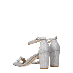 Stuart Weitzman Gray Fabric Platforms