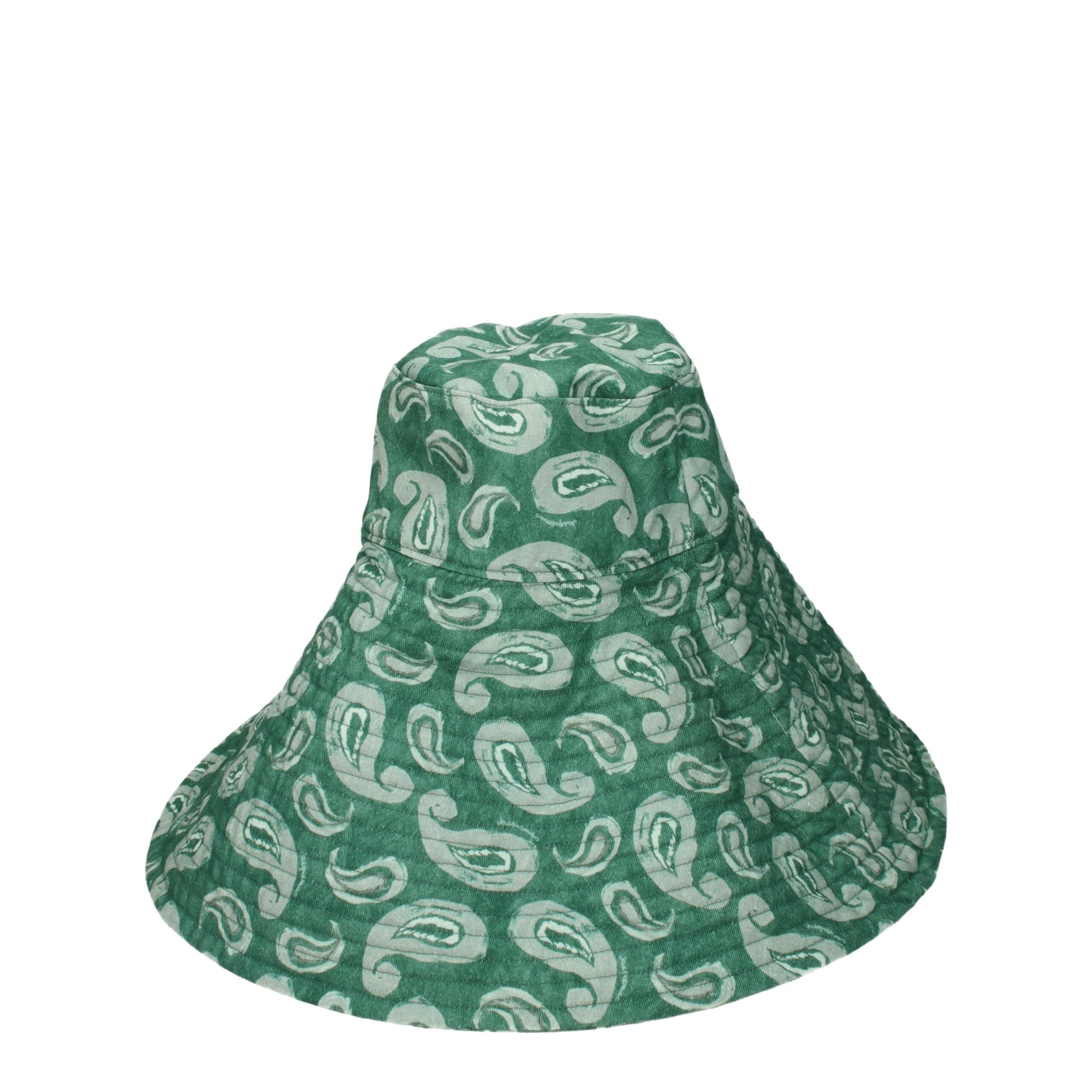 Jacquemus Green Cotton Sunhats