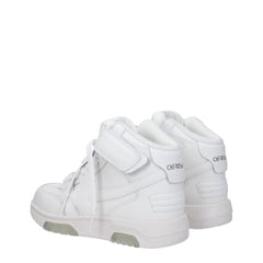 Off-White White Leather High Tops