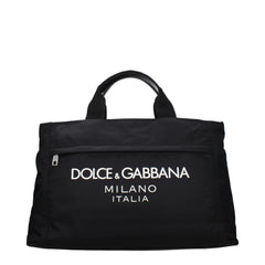 Dolce &amp; Gabbana Bagages et voyage en tissu noir