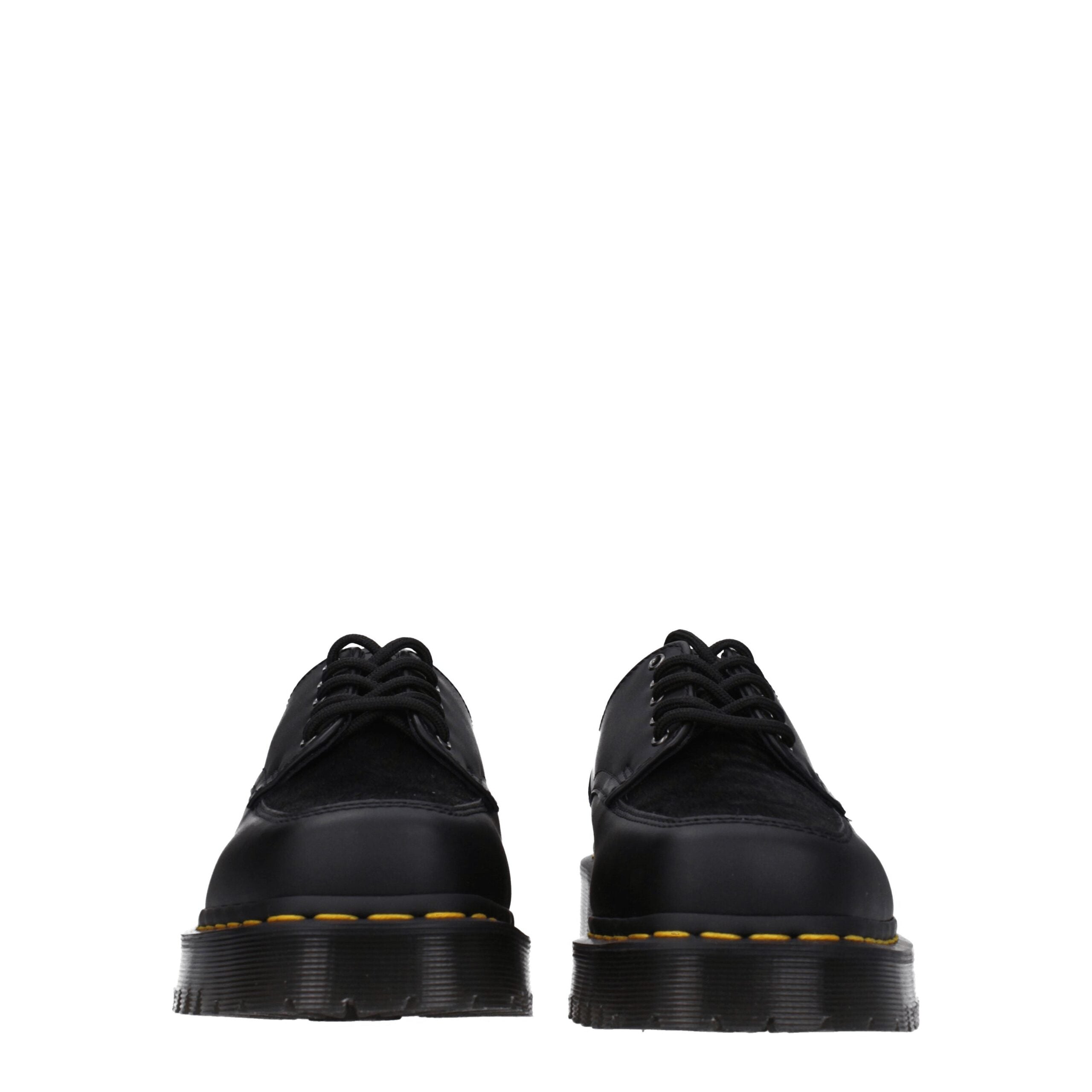 Dr. Martens Black Leather Oxfords And Derbies