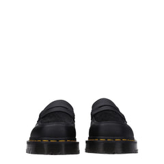 Dr. Martens Black Leather Slip-On Loafers