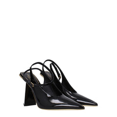 Valentino Garavani Black Leather Sandals