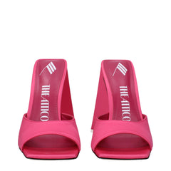 The Attico Pink Fabric Platforms