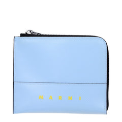 Marni Blue Polyethylene Wallets