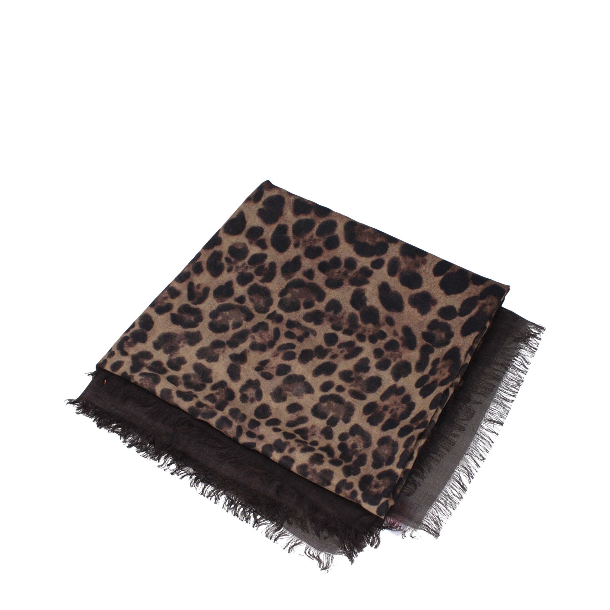 Valentino Garavani Brown Cashmere Foulards