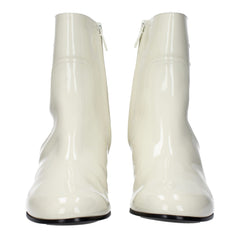 Celine Beige Leather Ankle Boots