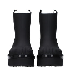 Chloé Black Cotton Ankle Boots