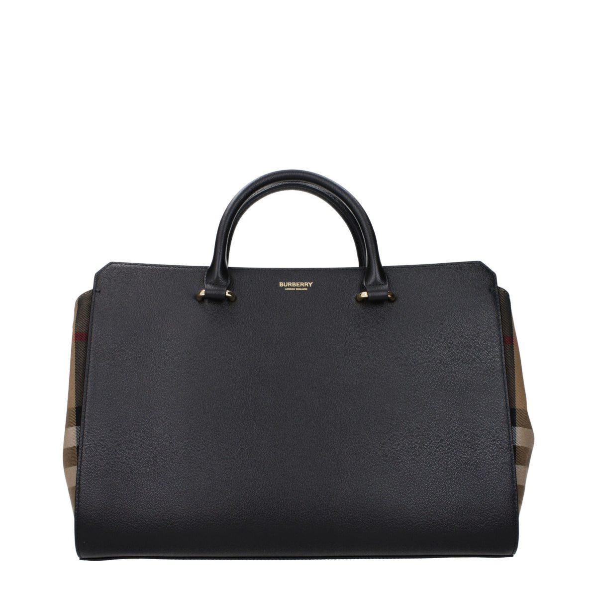 Burberry Black Leather Handbags