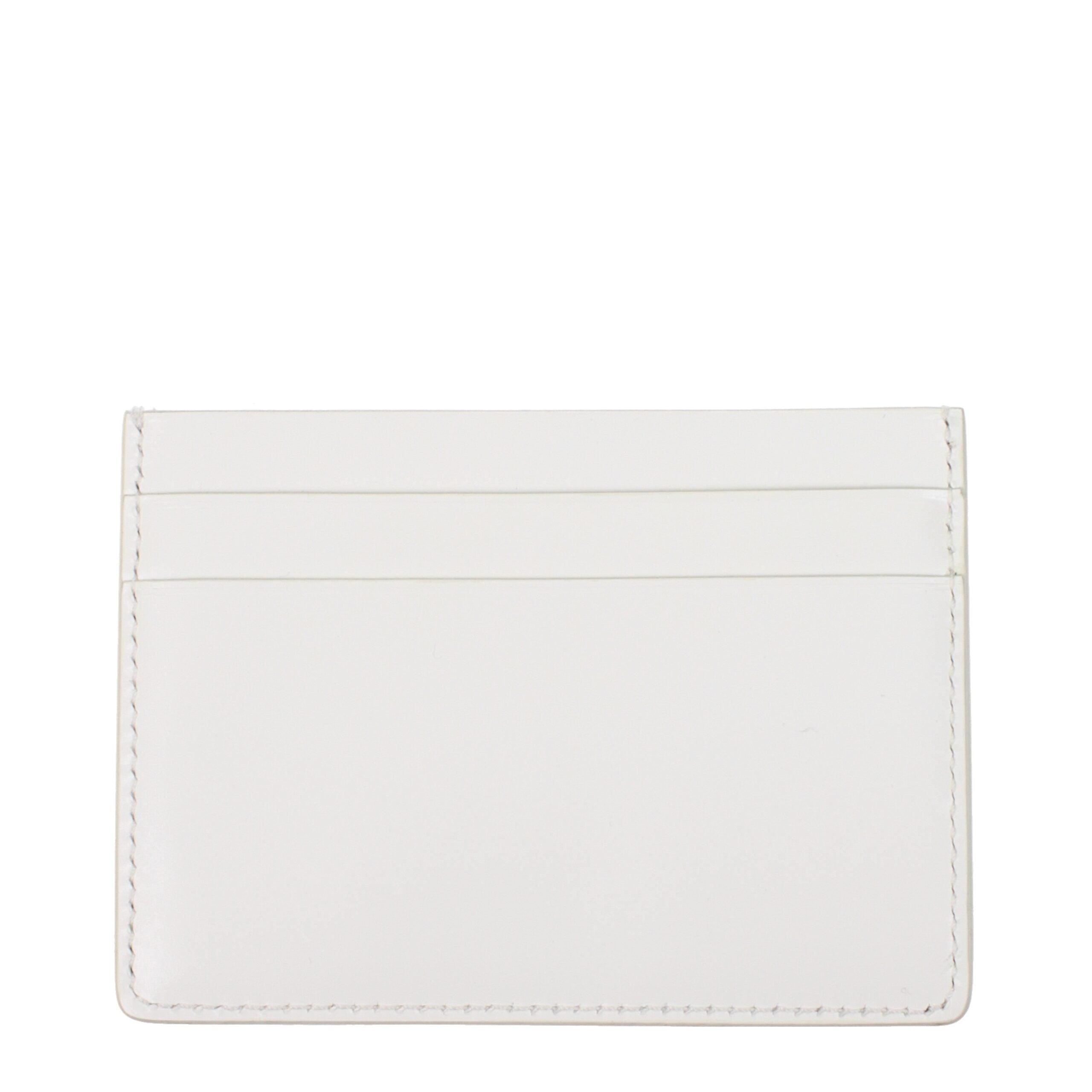 Jil Sander White Leather Cardholders